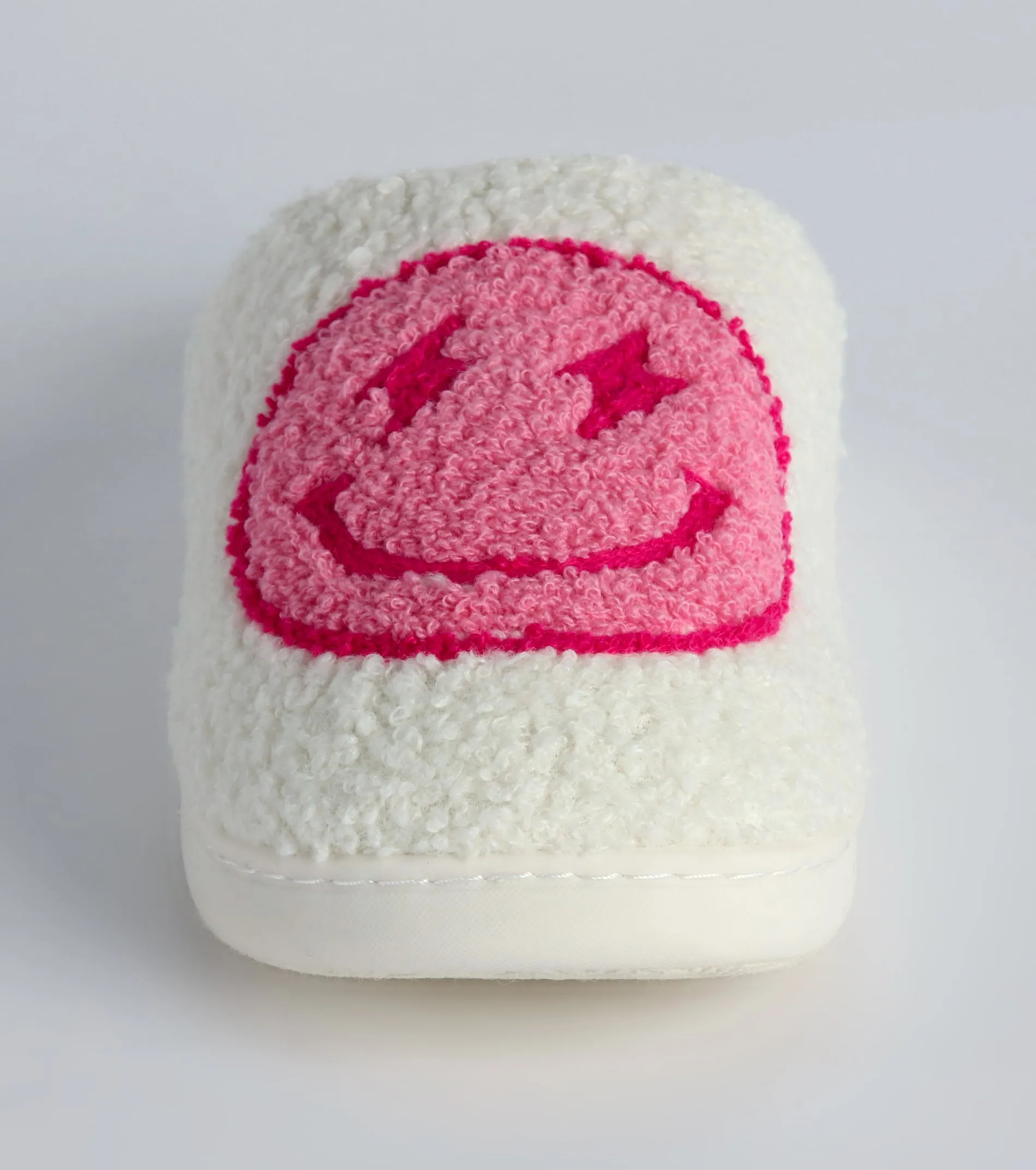 Happy Face Faux Sherpa Slippers sold by Windsor product image thumbnail 2