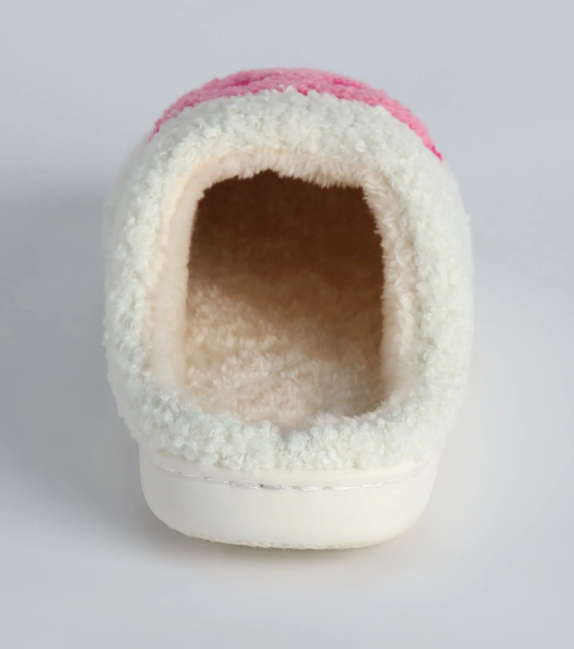 Happy Face Faux Sherpa Slippers sold by Windsor product image thumbnail 4