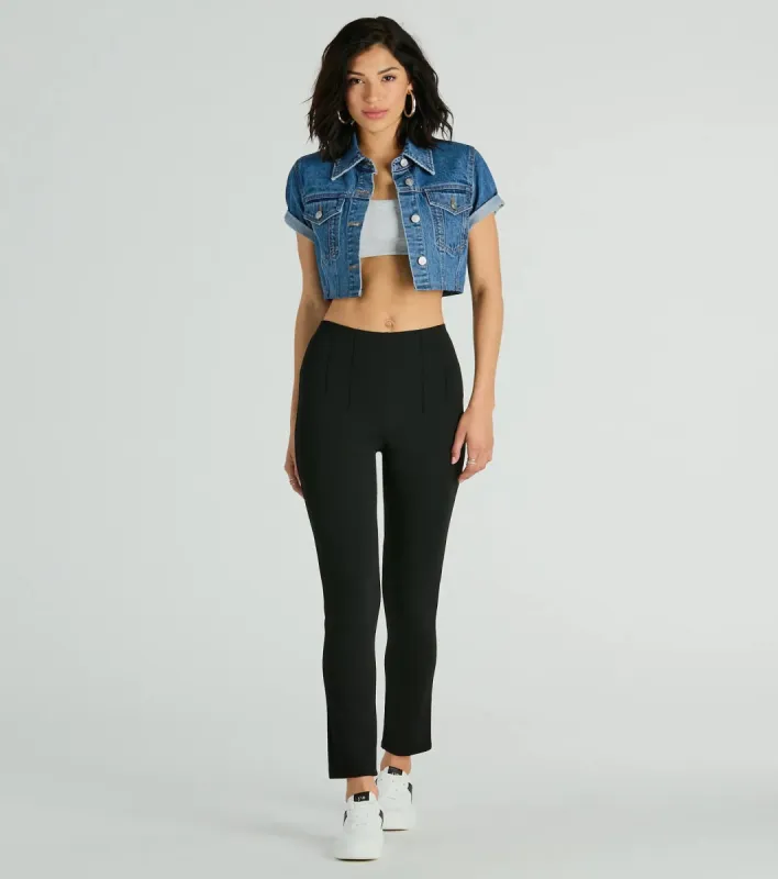 Power Mood High-Rise Skinny Trouser Pants sold by Windsor