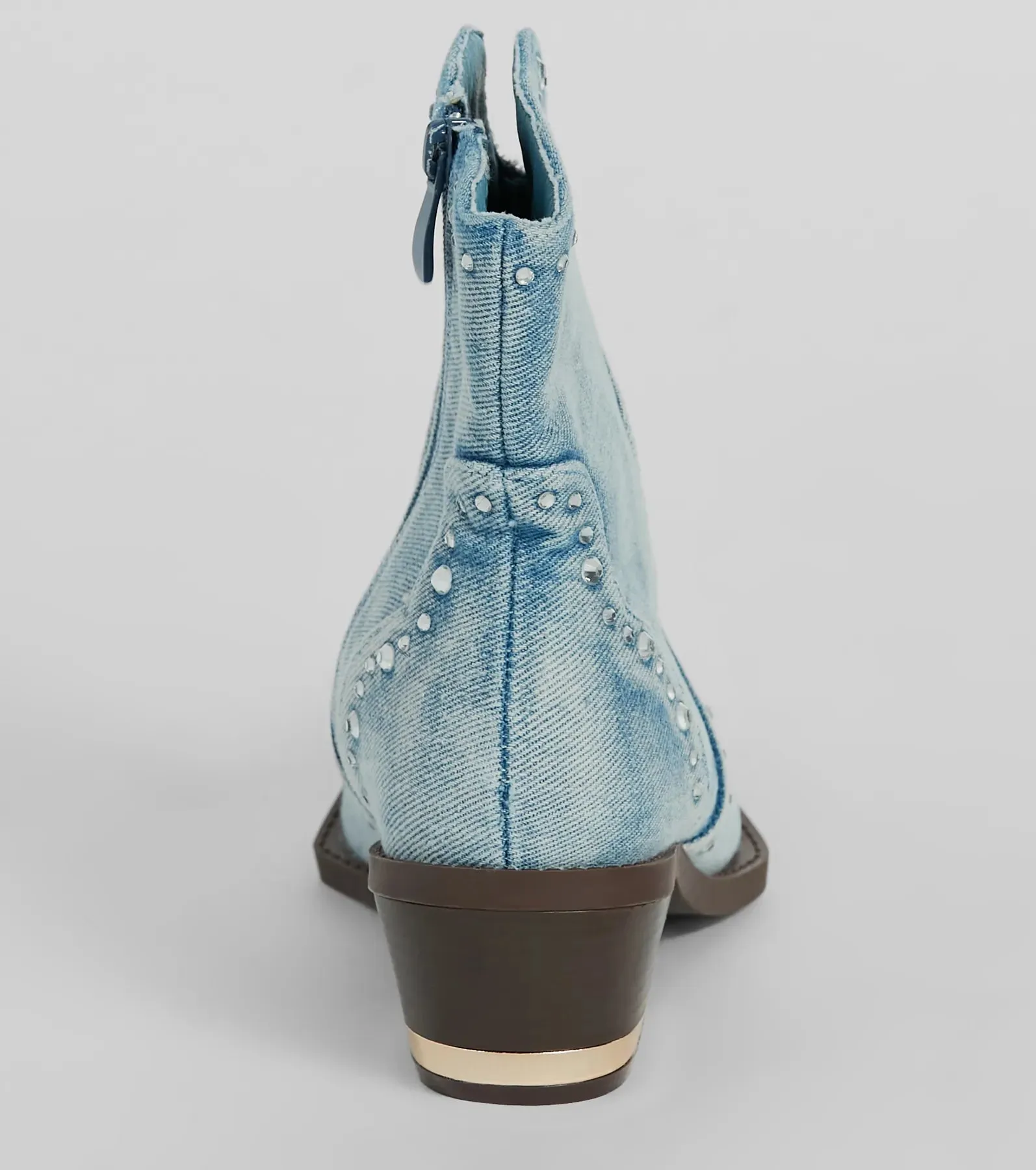 Cowgirl Charm Rhinestone Western Denim Booties sold by Windsor product image thumbnail 4