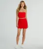Out For The Night Strapless Strappy Crop Top sold by Windsor