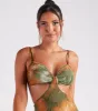 Summer In Tie Dye Cutout Midi Dress sold by Windsor