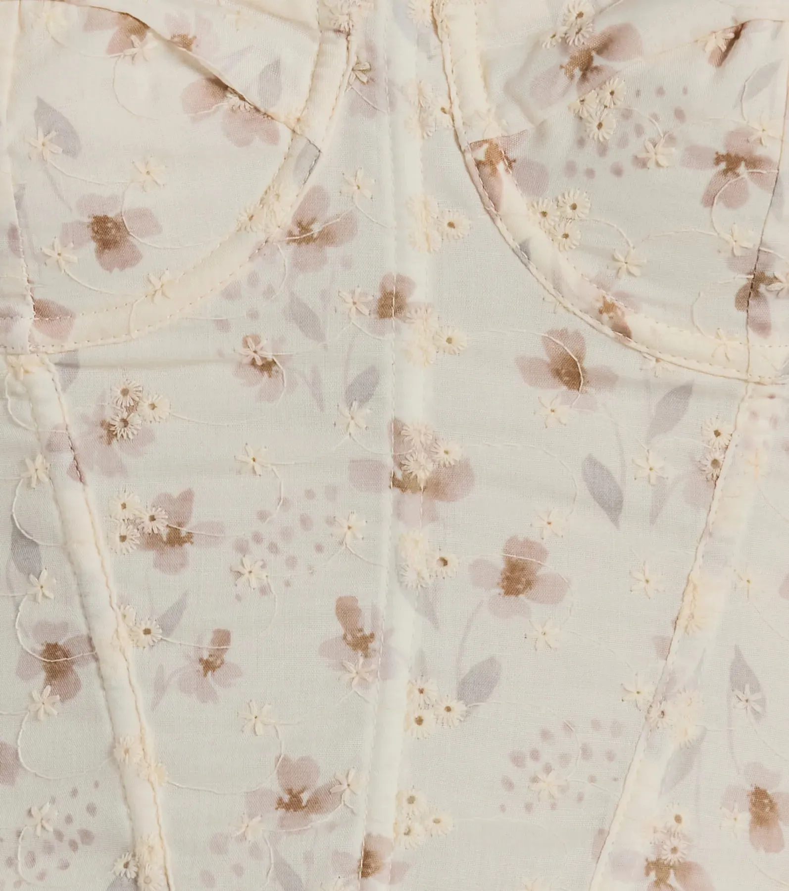 Darling Pick Strapless Floral Eyelet Bustier sold by Windsor product image thumbnail 4