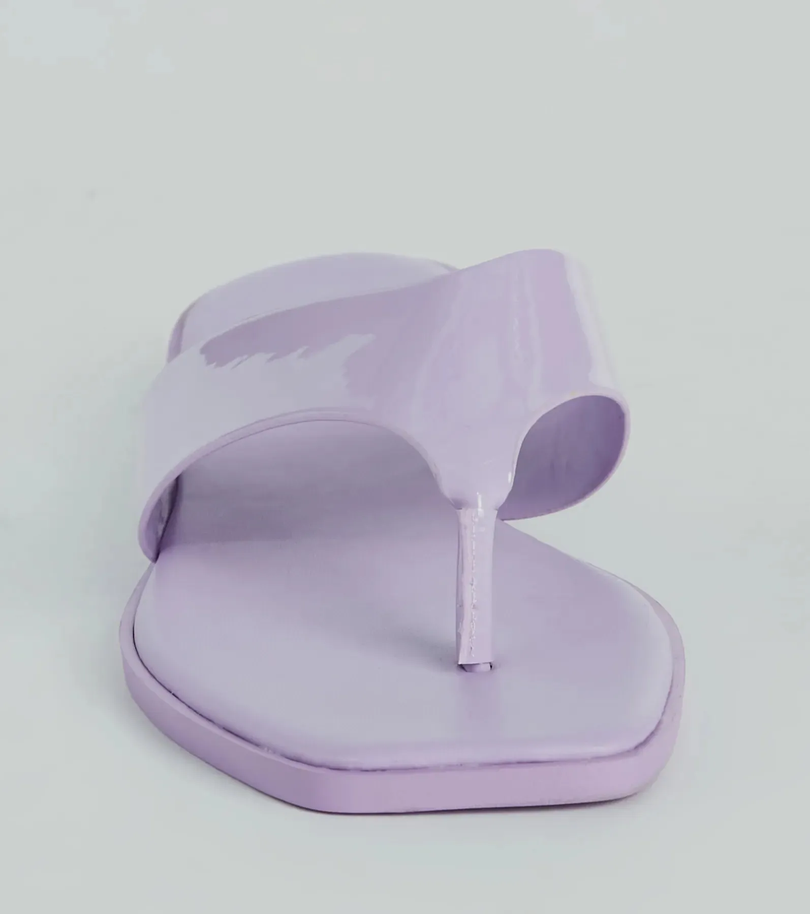 Cute Trendsetter Thong Strap Faux Leather Sandals sold by Windsor product image thumbnail 3