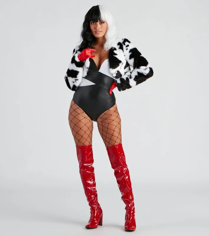 Devious Fashionista Sleeveless Bodysuit sold by Windsor