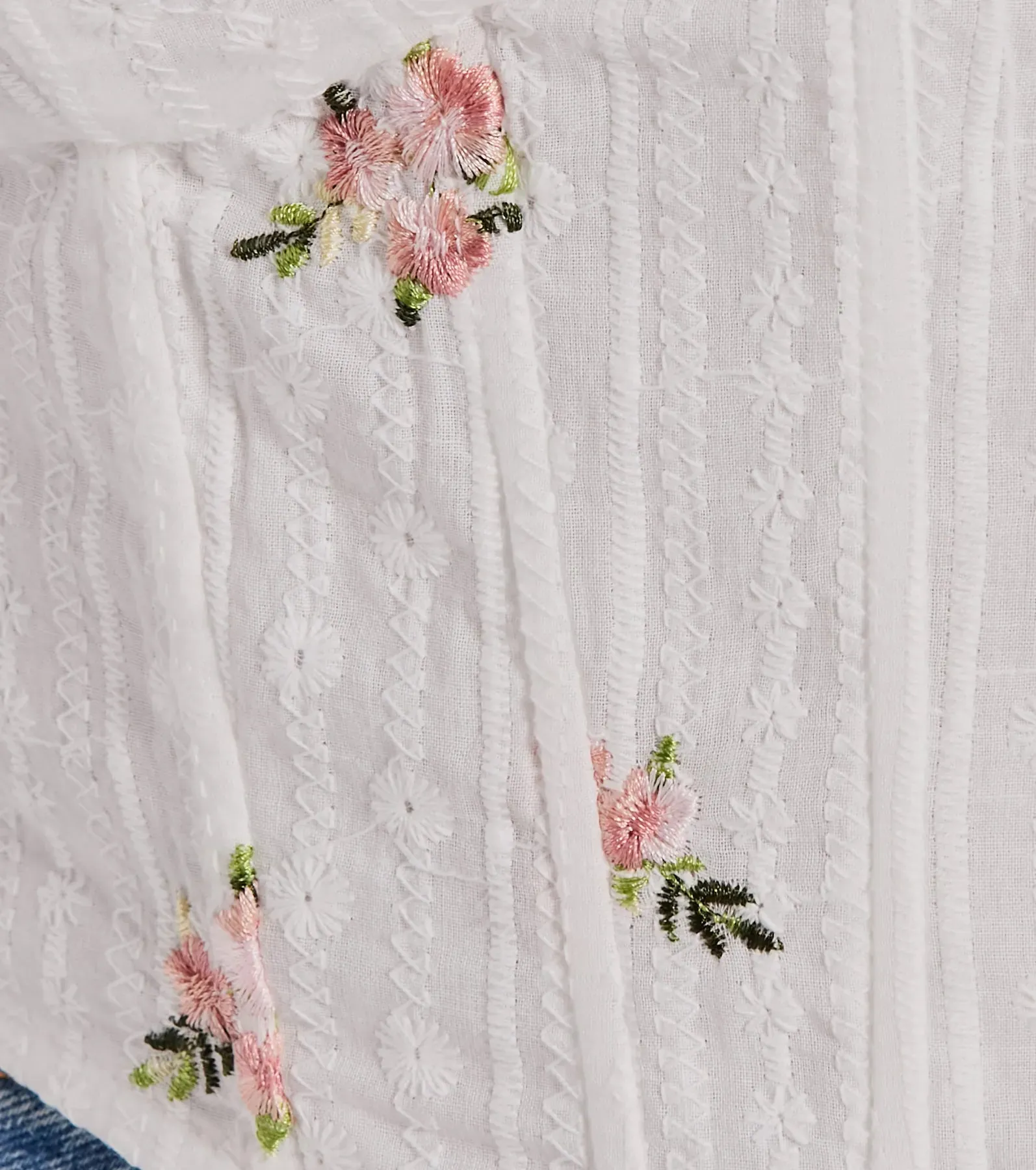 Delicate Excellence Floral Embroidered Crop Bustier sold by Windsor product image thumbnail 4