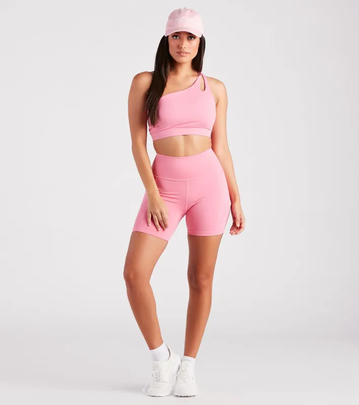 PLACEHOLDER - Stylish And Seamless High-Rise Biker Shorts sold by Windsor