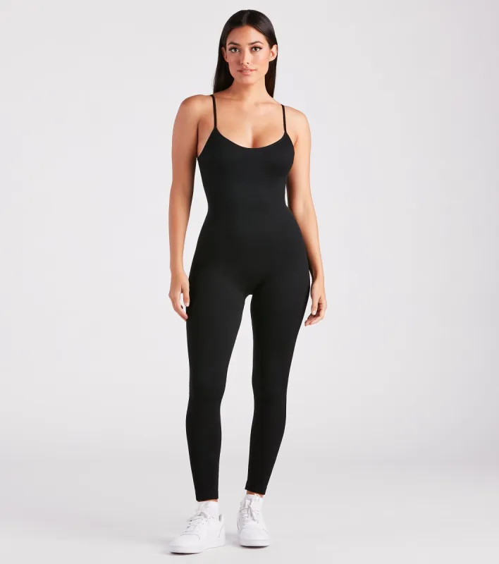 Need-Now Sleeveless Knit Catsuit sold by Windsor
