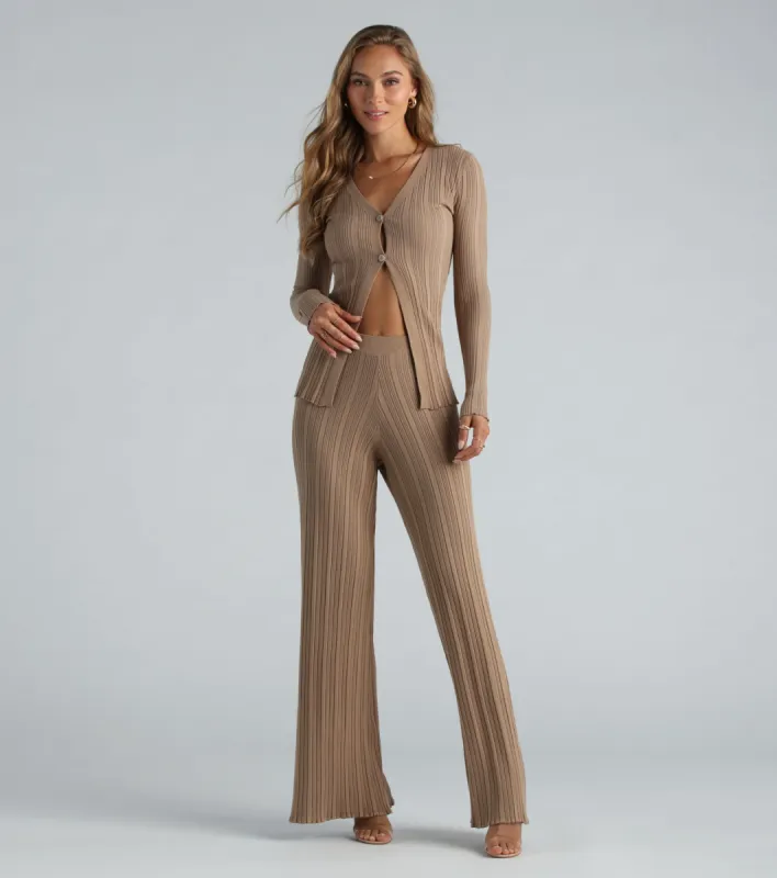 CLEARANCE - Play Date High Rise Straight-Leg Pants sold by Windsor