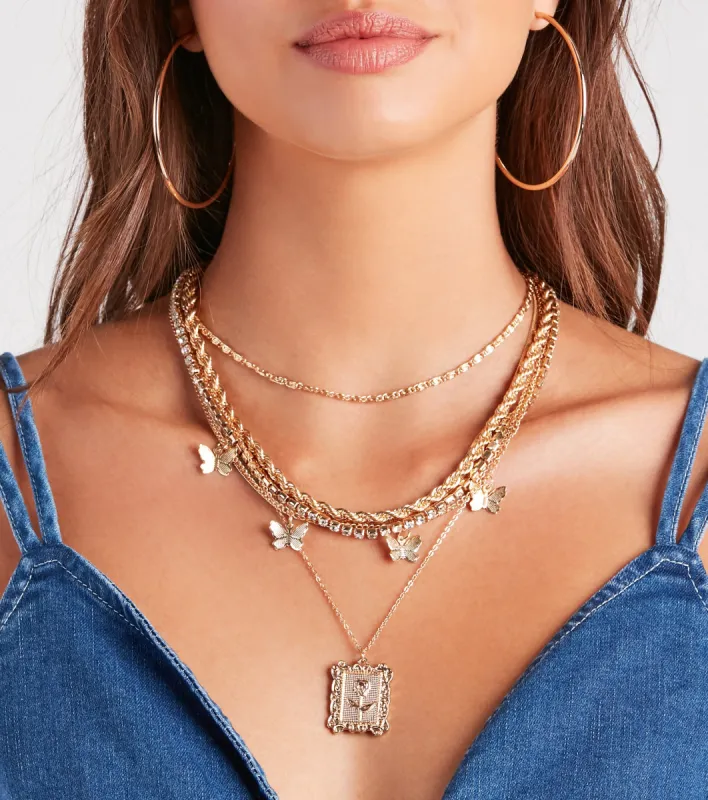 Fly To New Heights Six-Piece Necklace sold by Windsor