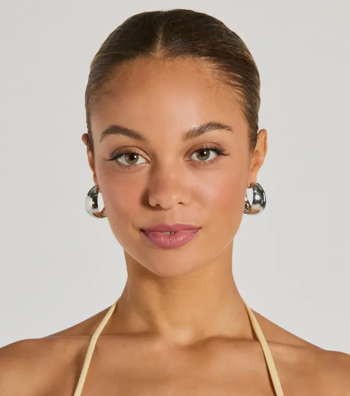 Be Bold Moment Half Hoop Earrings sold by Windsor