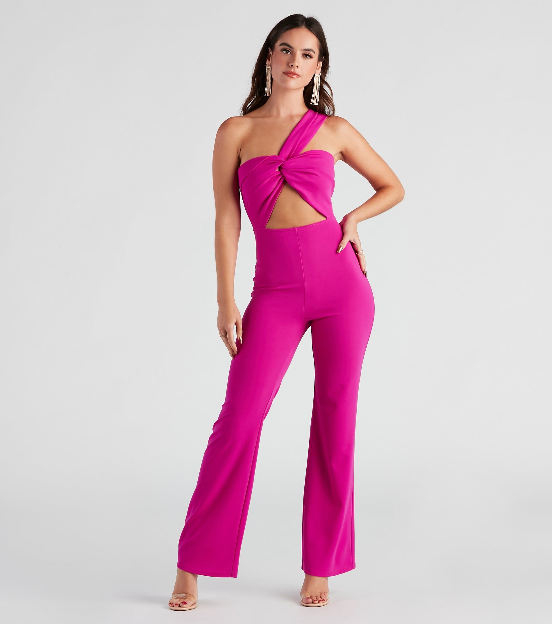 Enticing Beauty Cutout Jumpsuit sold by Windsor