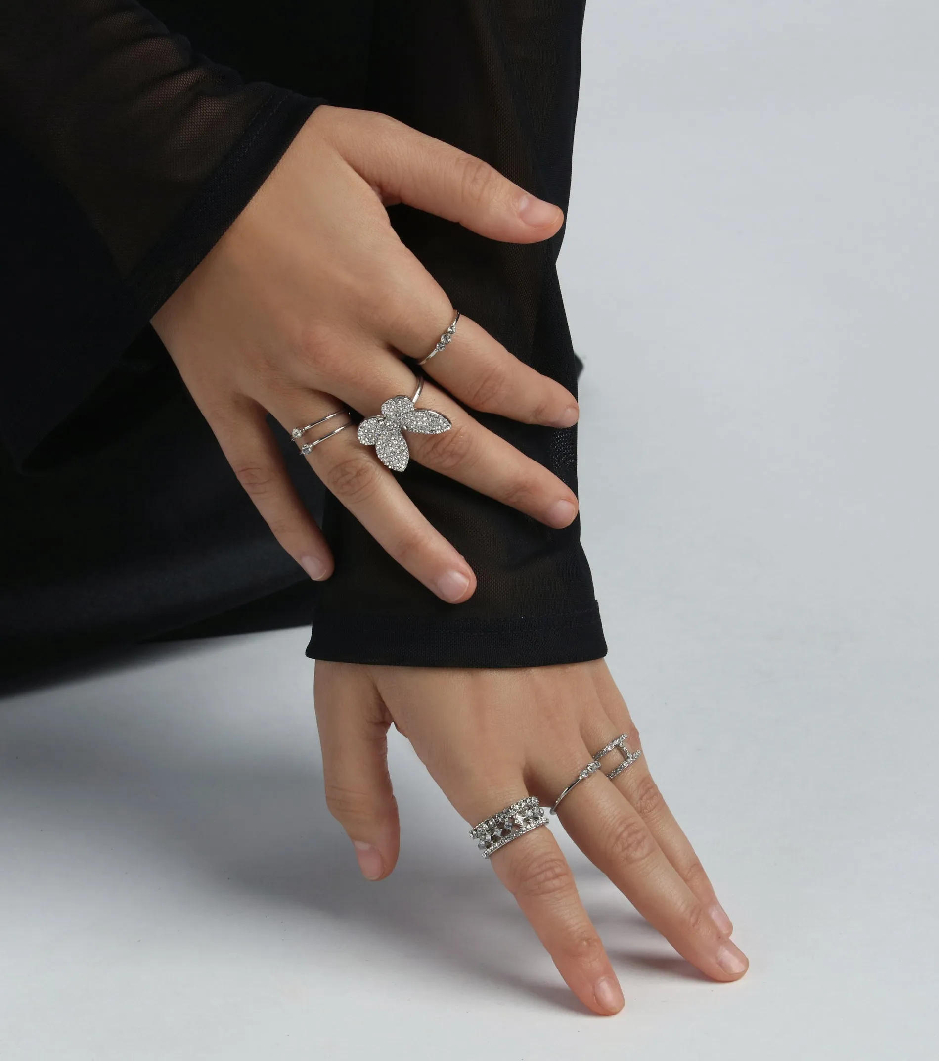 Adore The Glamour Six-Pack Ring Set sold by Windsor
