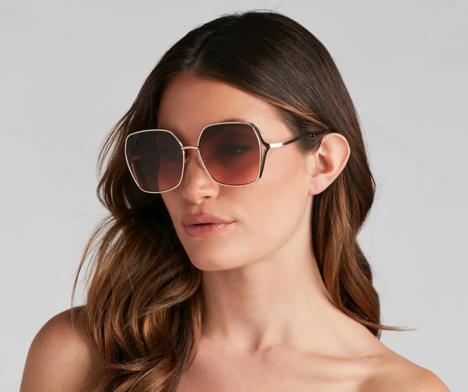 Trendy Staple Oversized Sunglasses sold by Windsor