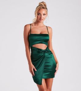 Eyecatching Chic Cutout Mini Dress sold by Windsor