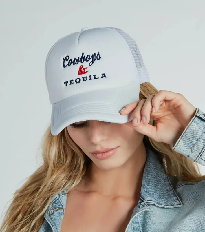 Cowboys And Tequila Trucker Hat sold by Windsor