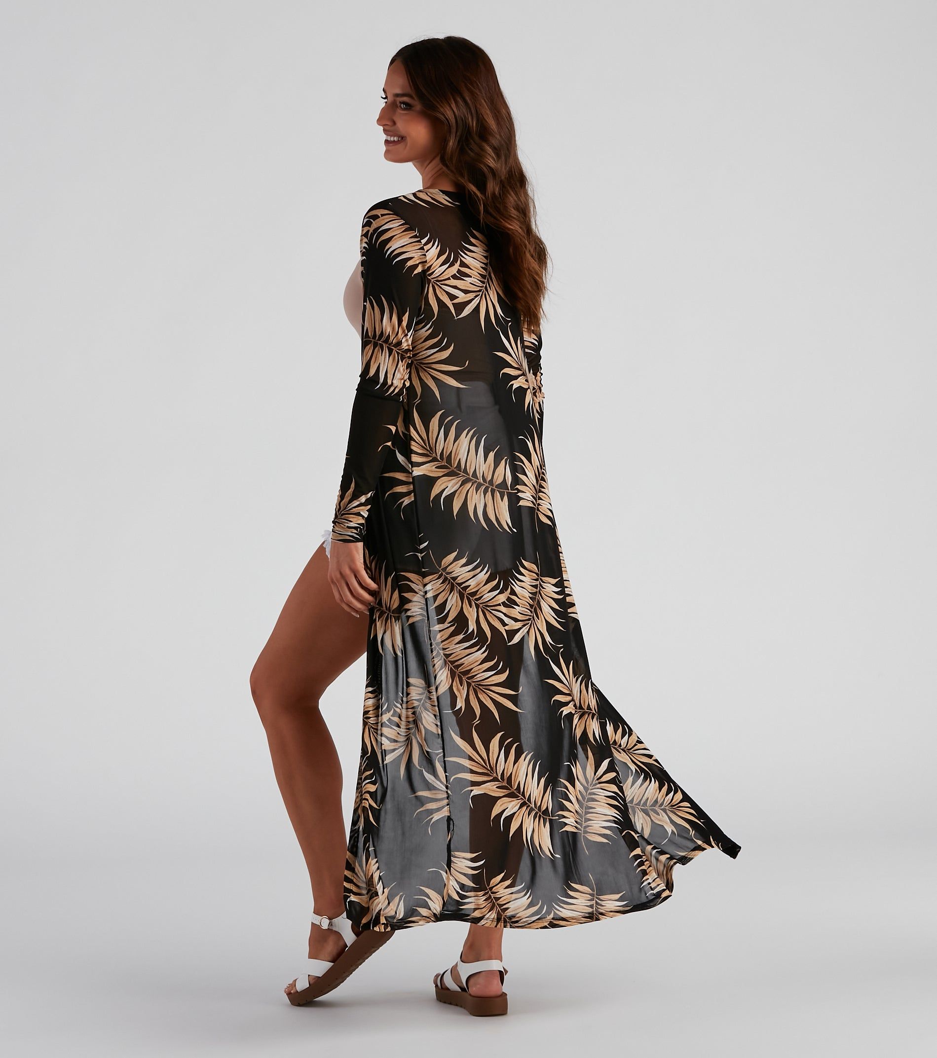 Island Getaway Sheer Mesh Duster sold by Windsor product image thumbnail 3