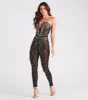 Spotlight On Me Faux Pearl Rhinestone Catsuit sold by Windsor