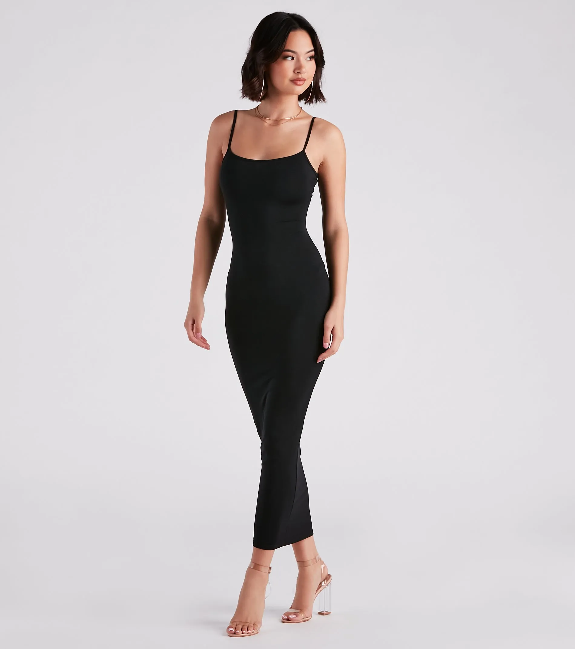 In Plain Sight Smooth Knit Maxi Dress sold by Windsor product image thumbnail 3