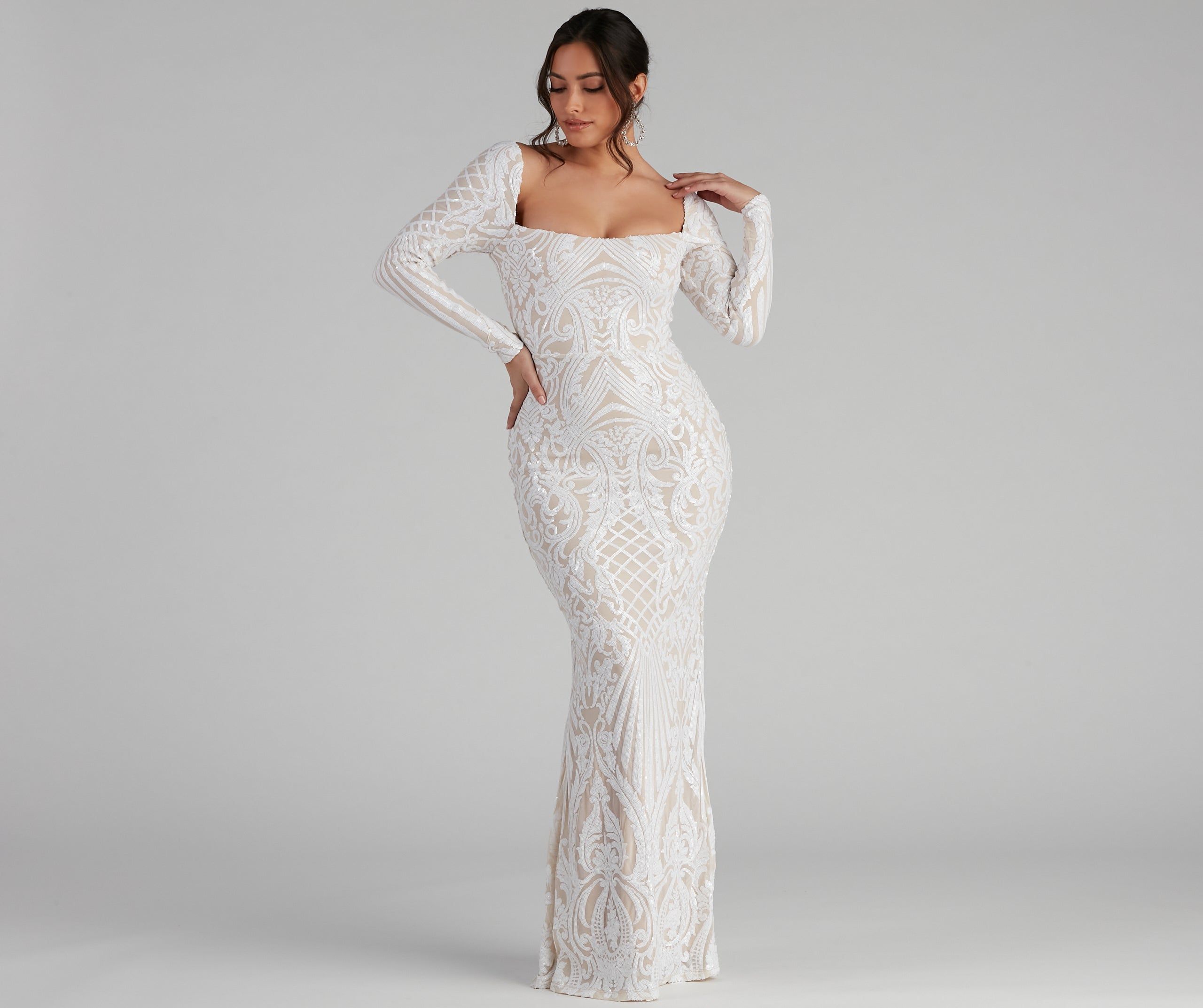 Stay Sultry Long Sleeve Crop Top sold by Windsor product image thumbnail 13