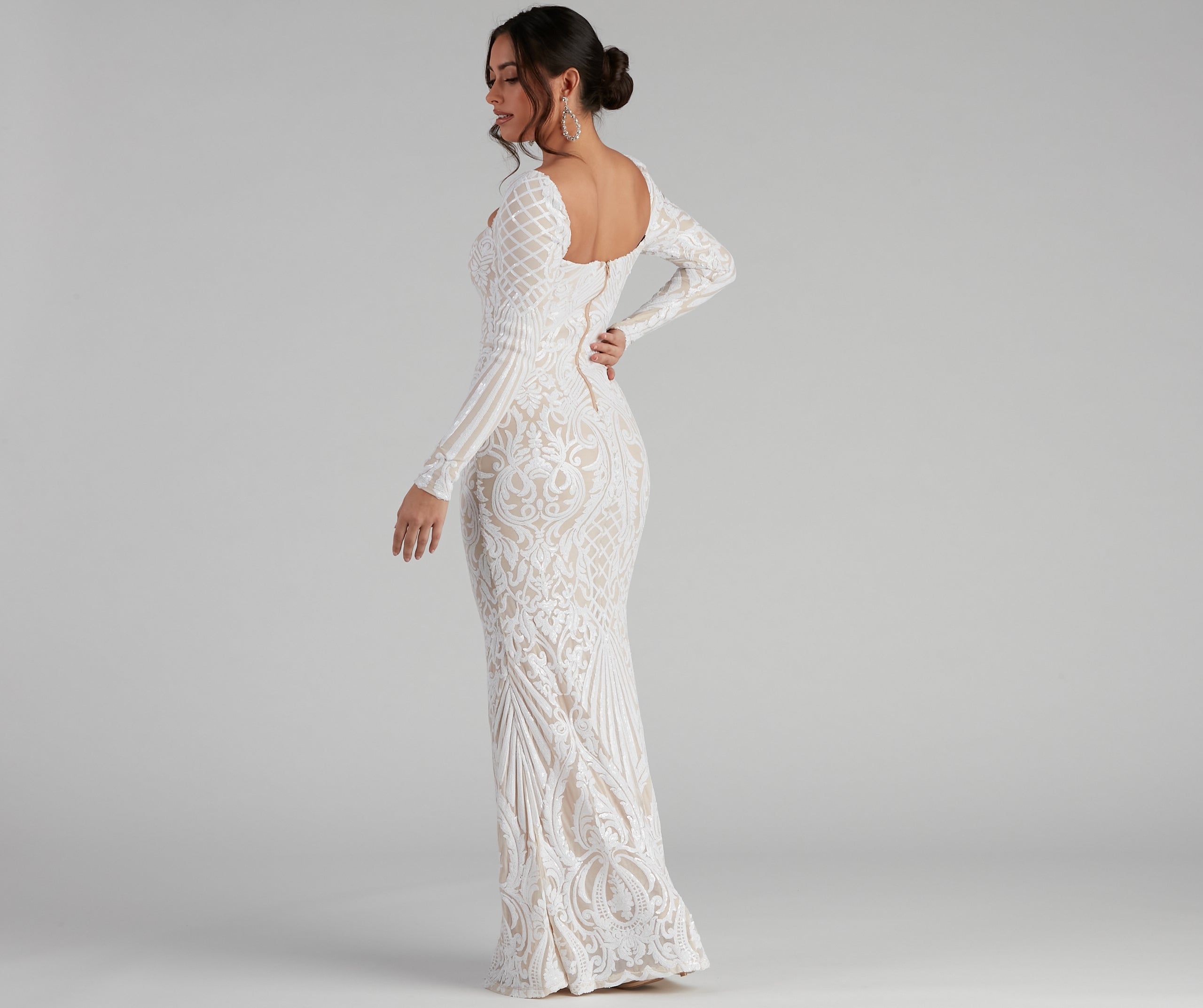 Stay Sultry Long Sleeve Crop Top sold by Windsor product image thumbnail 14