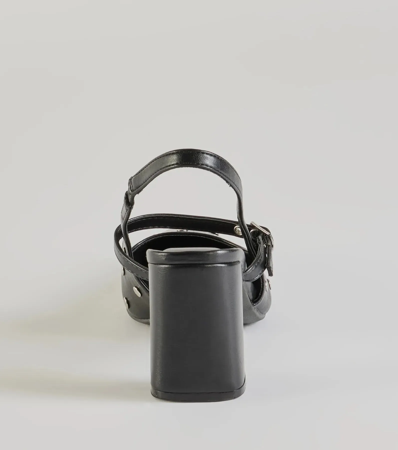 Chic Studded Faux Leather Sling-Back Pumps sold by Windsor product image thumbnail 4