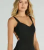Lost In Love Strappy Back A-Line Mini Dress sold by Windsor