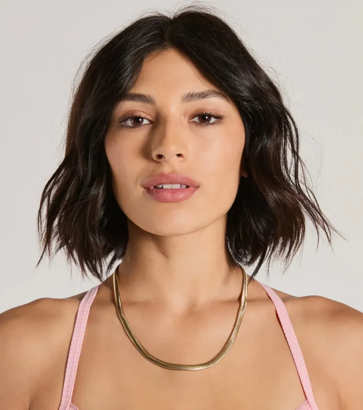 Gleam Always Snake Chain Necklace sold by Windsor