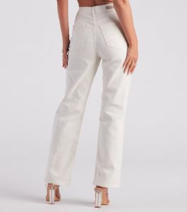 Just Kickin' It High-Rise Boyfriend Jeans sold by Windsor