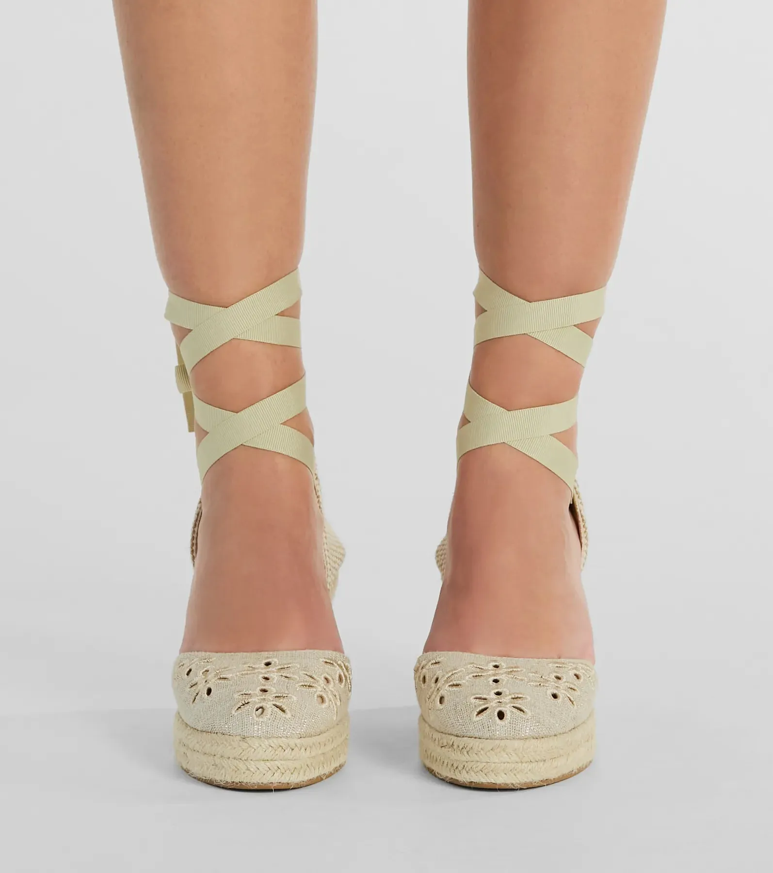 Feeling Cute Flower-Detail Espadrille Wedges sold by Windsor product image thumbnail 2