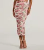 Blooming Bliss High-Rise Bodycon Floral Maxi Skirt sold by Windsor