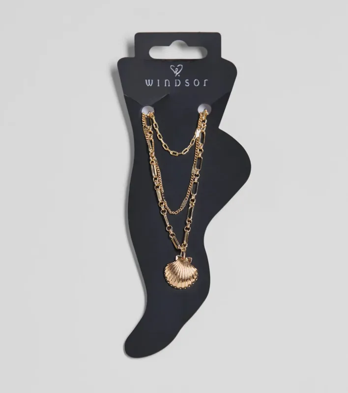 On The Beach Three-Pack Anklet Set sold by Windsor