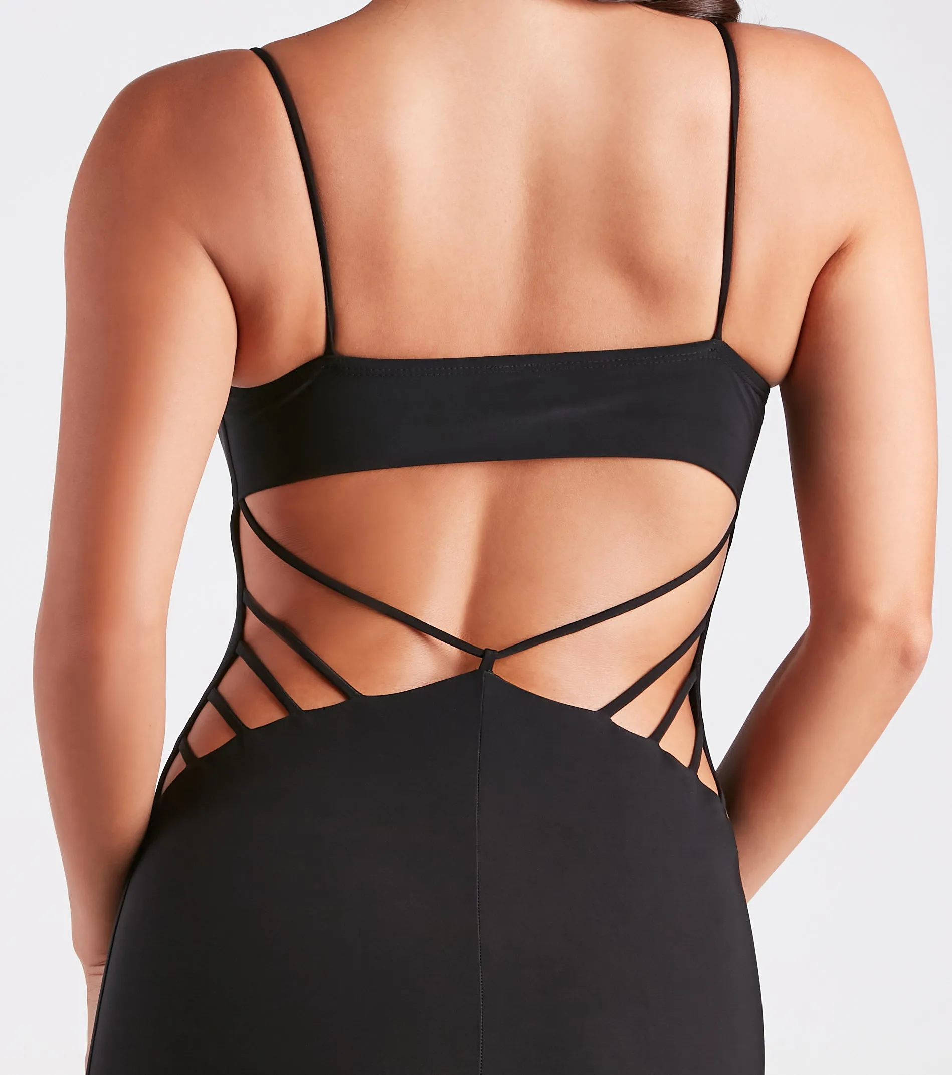 Head Turner Strappy Cutout Mini Dress sold by Windsor product image thumbnail 4