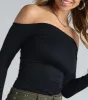 Pretty Feels Off-The-Shoulder Bodysuit sold by Windsor