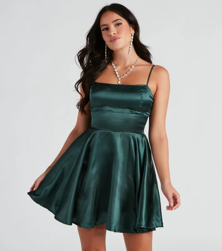 Danielle Lace A-Line Party Dress sold by Windsor