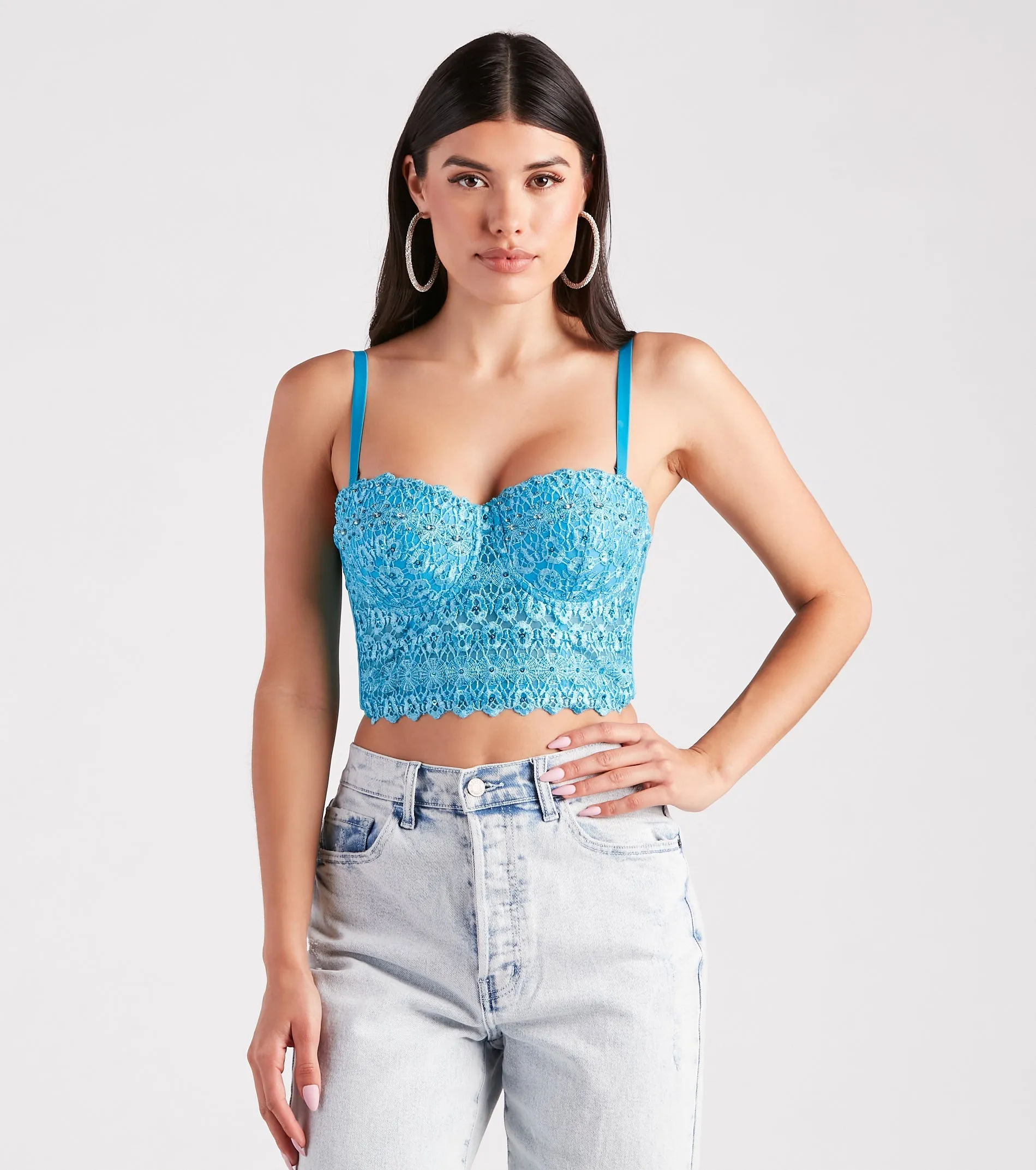 CLEARANCE - Reigning Lace Bustier Top sold by Windsor