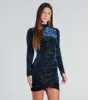 Sultry Favorite Burnout Velvet Mini Dress sold by Windsor