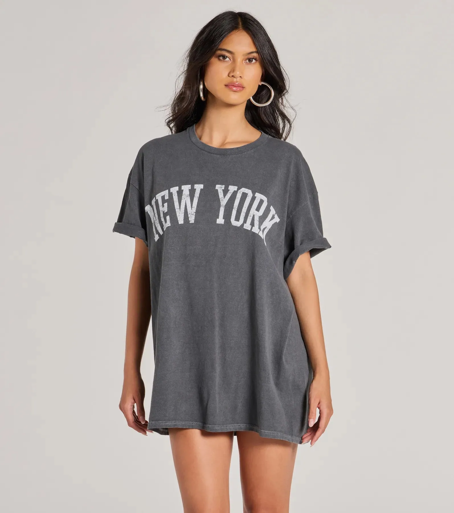 New York Oversized Graphic Tee sold by Windsor