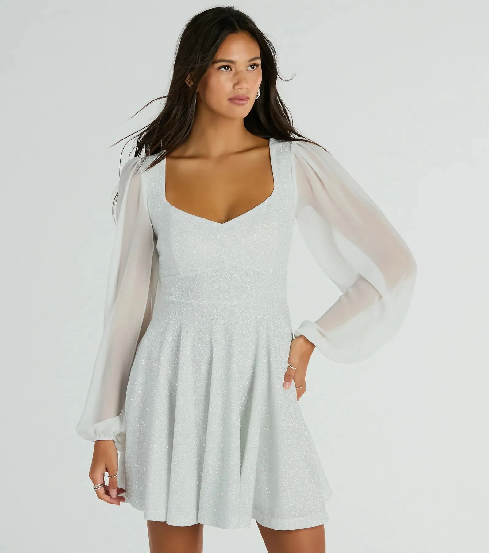 Captivate In Glitter Party Dress sold by Windsor