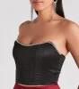 Cause For Rhinestone Trim Bustier sold by Windsor