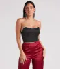 Cause For Rhinestone Trim Bustier sold by Windsor