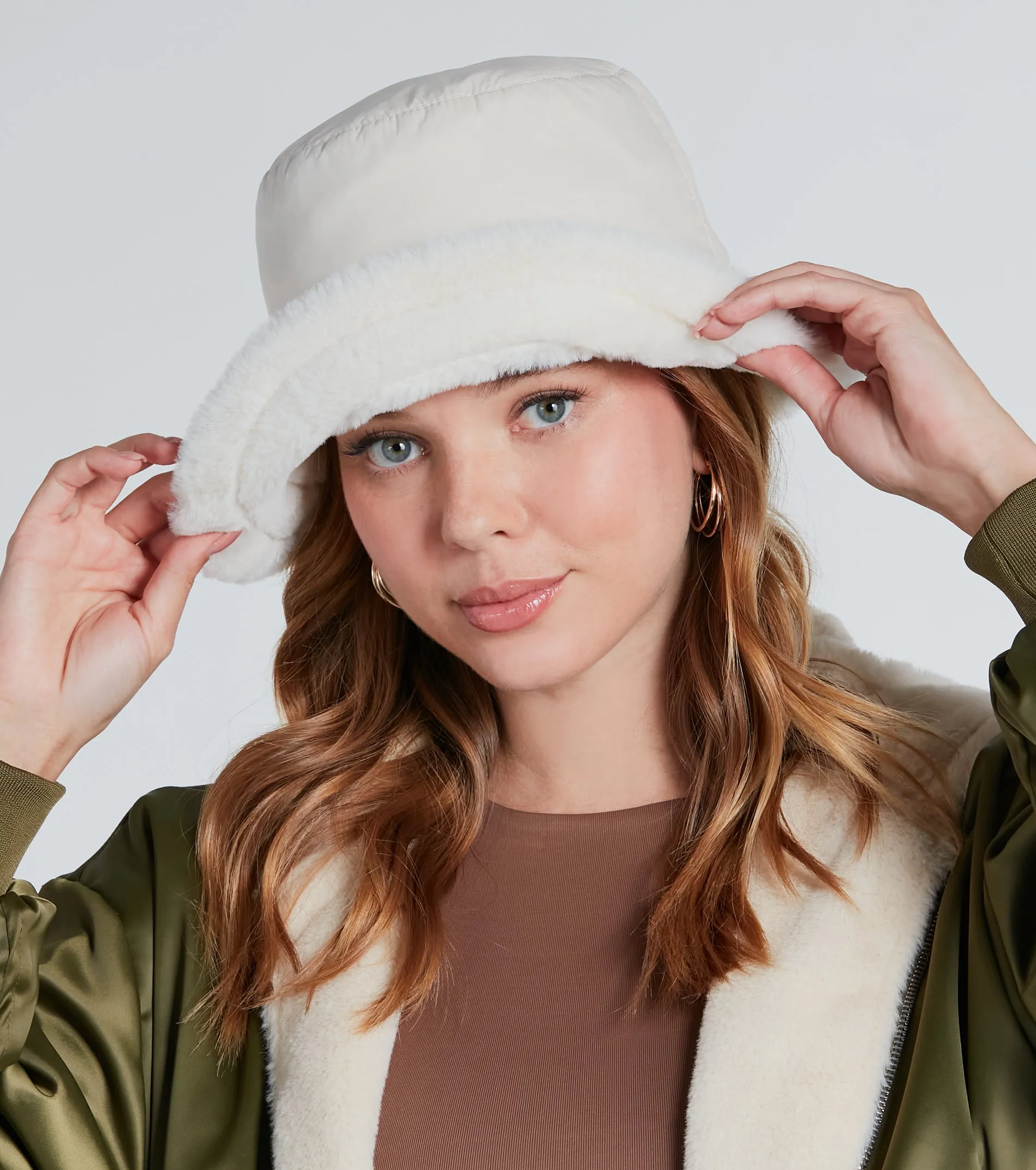 Winter Babe Reversible Faux Fur Bucket Hat sold by Windsor product image thumbnail 4