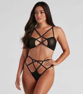 String Me Up Bra And Panty Set sold by Windsor