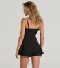 Irresistible Cutie Lace-Up Skater Romper sold by Windsor