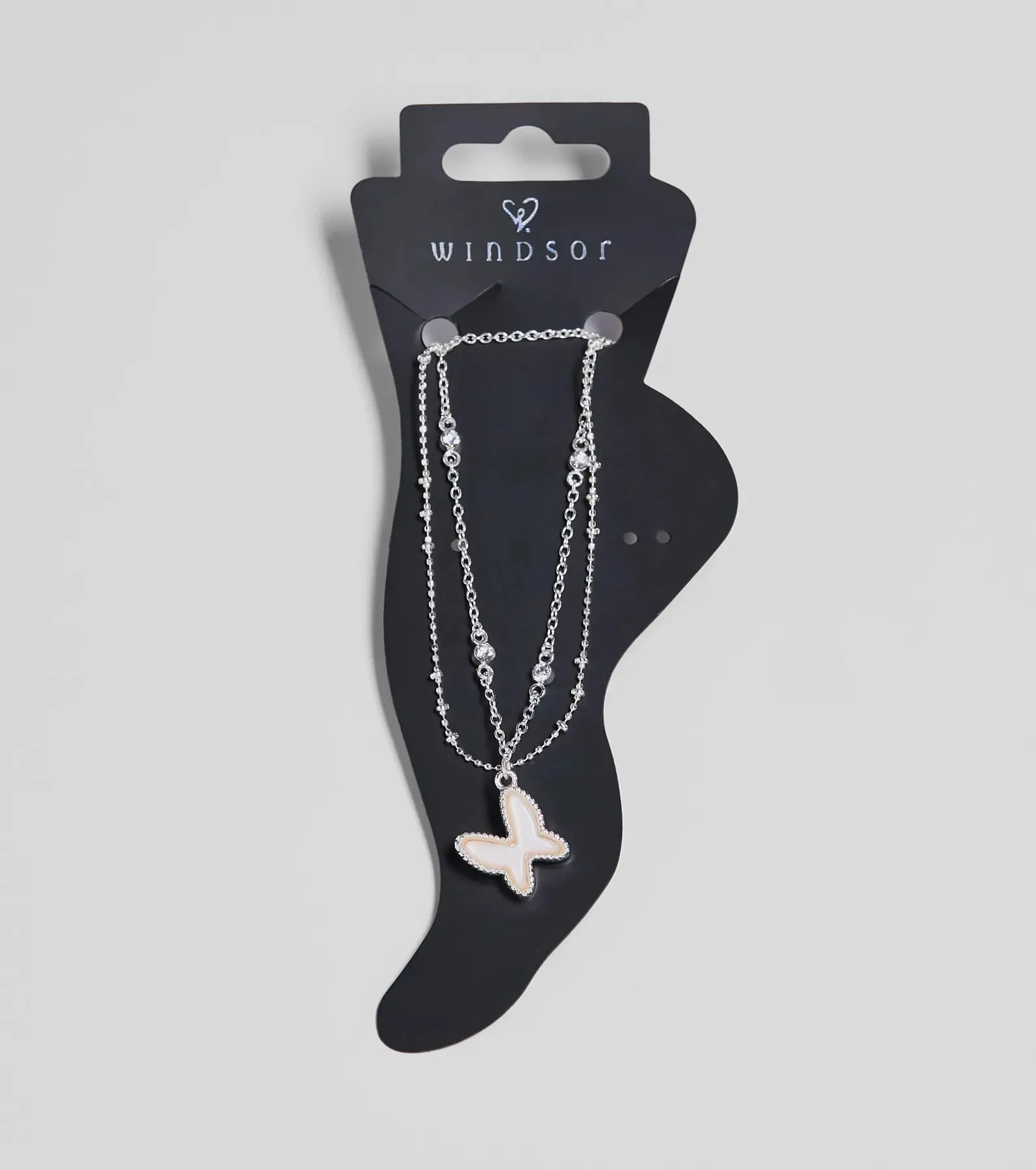 Flirt And Flutter Three-Pack Anklet Set sold by Windsor