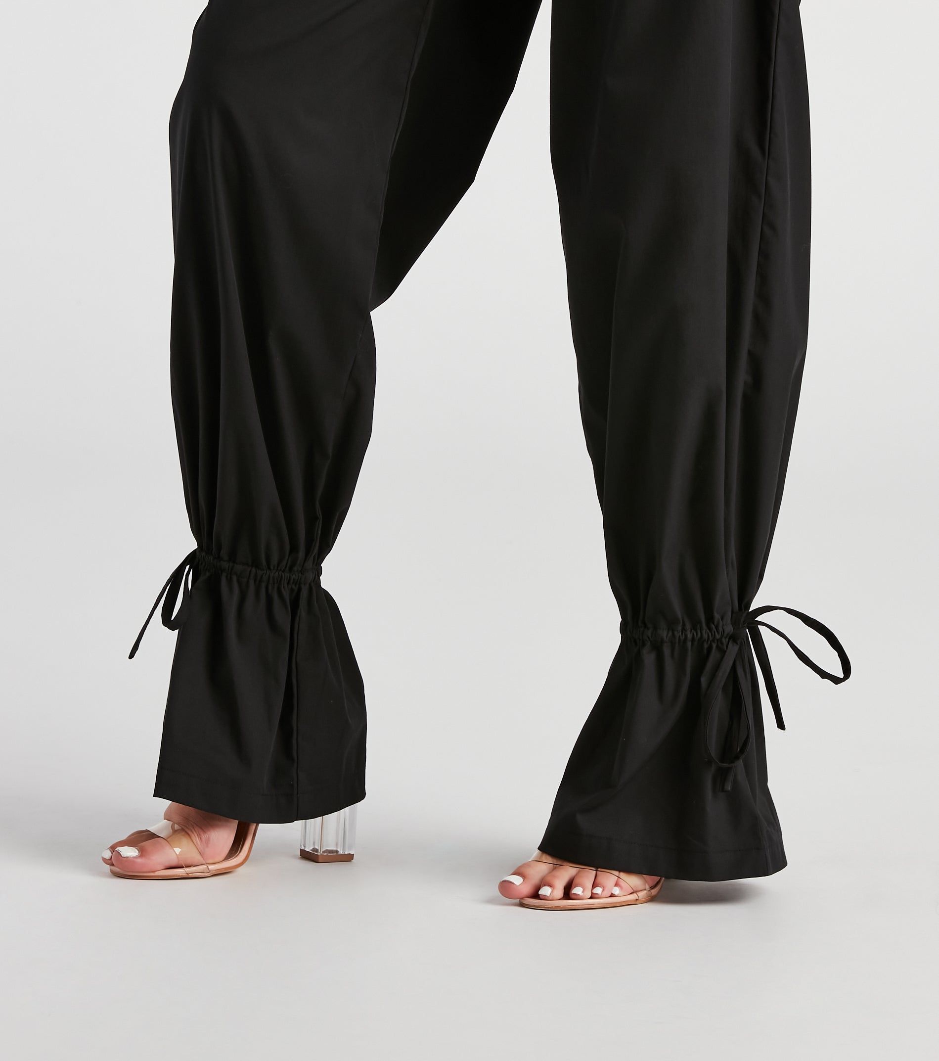 Sporty Sass Ankle Tie Twill Pants sold by Windsor product image thumbnail 3