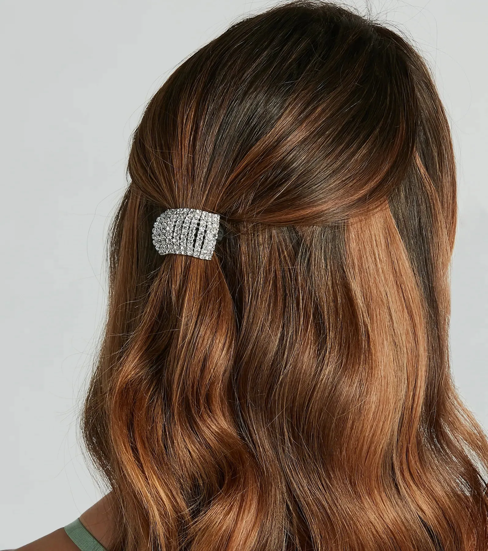 Glam Things Up Rhinestone Elastic Hair Tie sold by Windsor