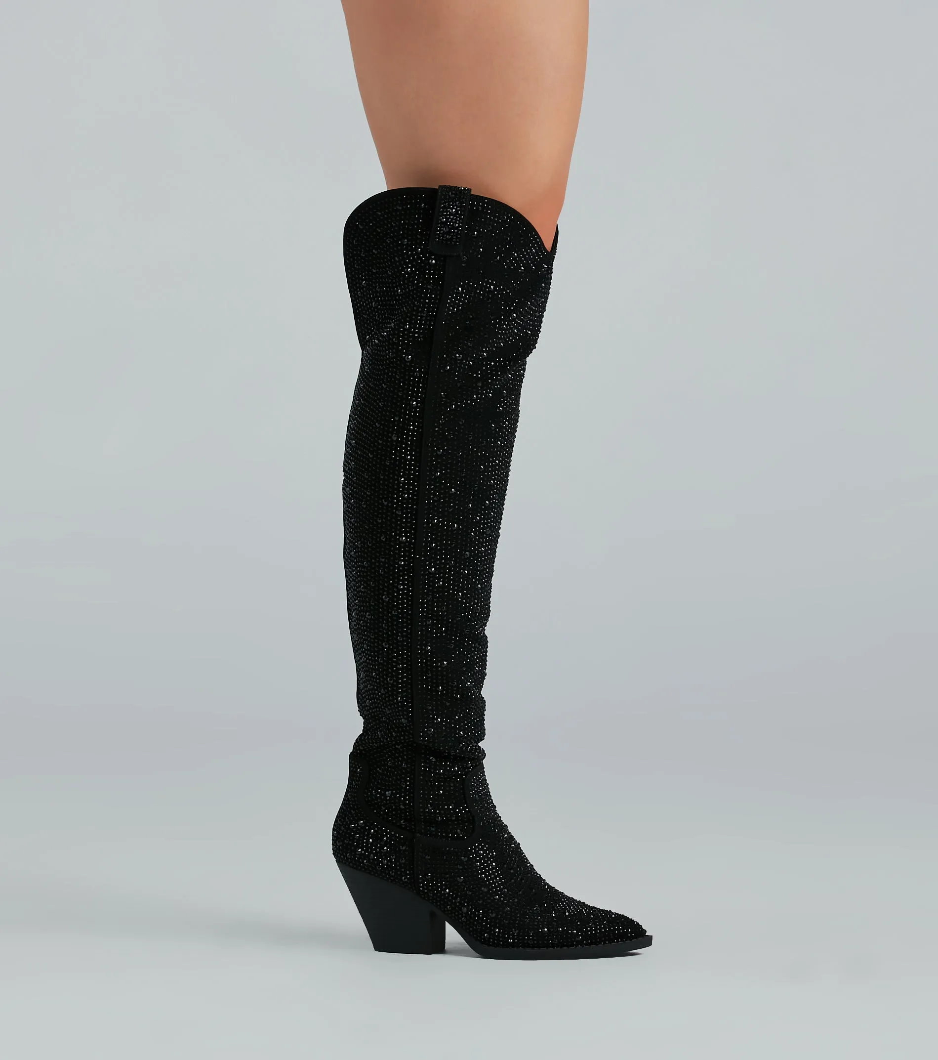 Kick Up The Glam Rhinestone Cowboy Boots sold by Windsor product image thumbnail 3