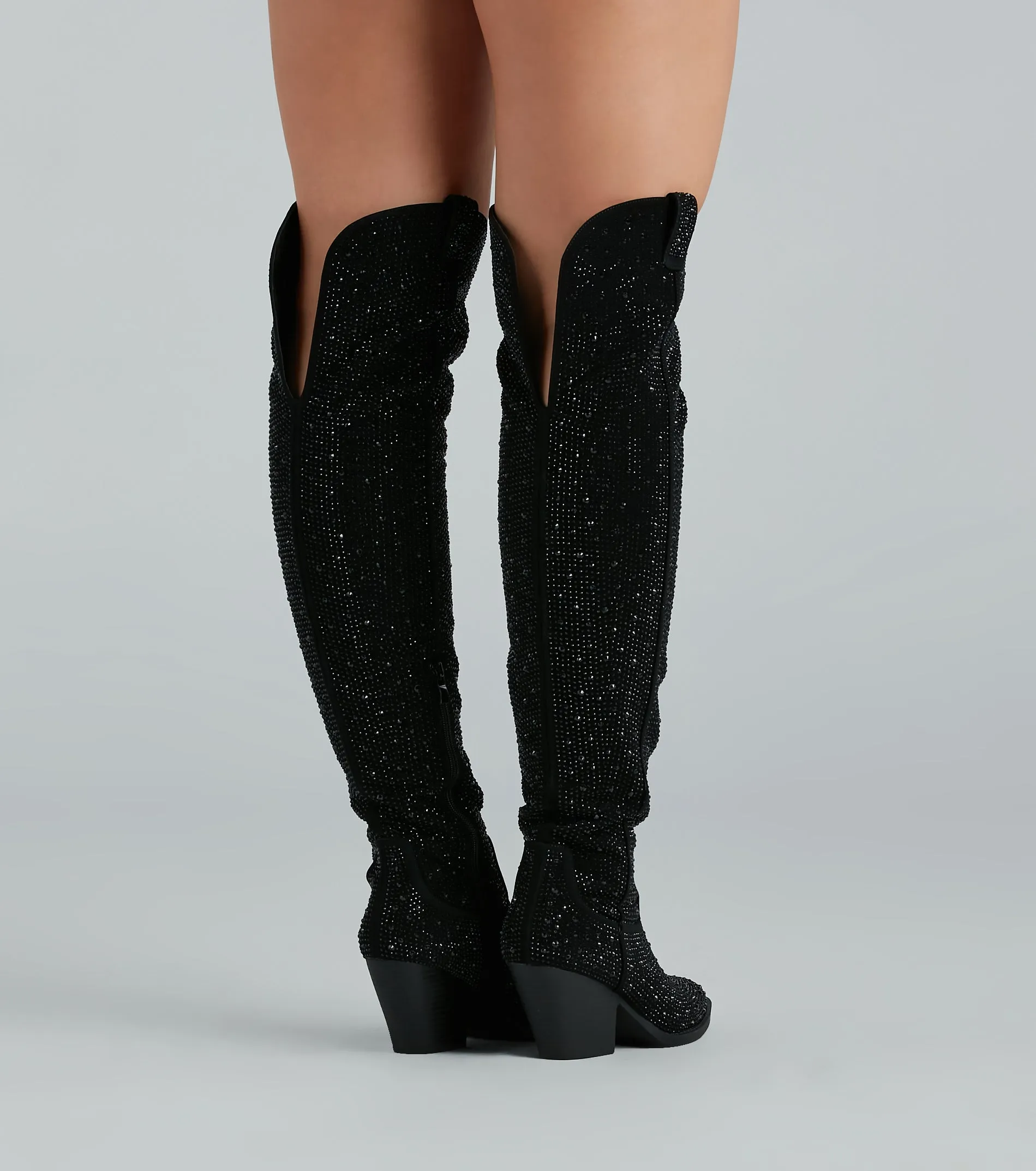 Kick Up The Glam Rhinestone Cowboy Boots sold by Windsor product image thumbnail 4