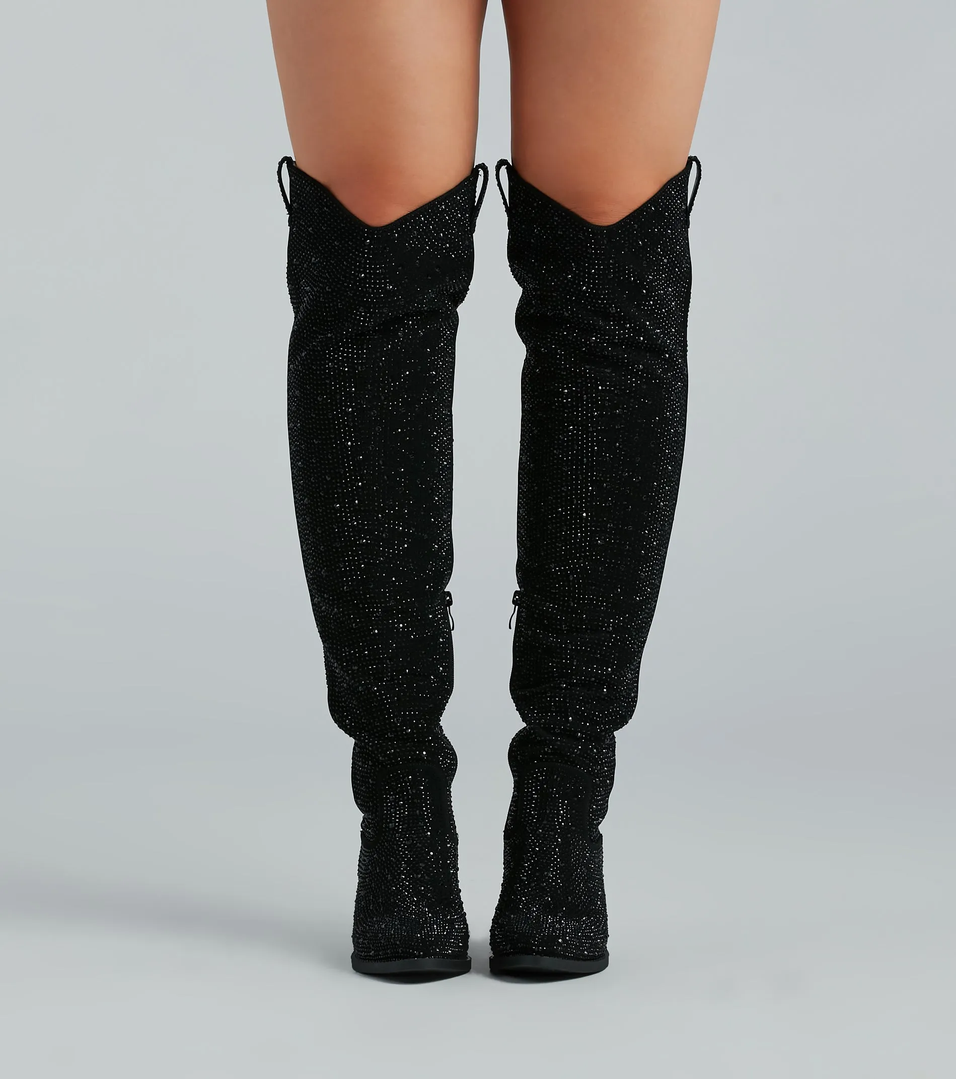 Kick Up The Glam Rhinestone Cowboy Boots sold by Windsor product image thumbnail 2